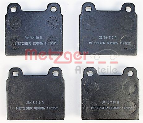 METZGER Bremsbelagsatz, Scheibenbremse